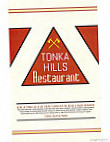 Tonka Hills menu
