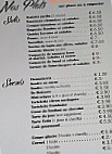 Le P'tit Buffet menu