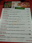 Pizzeria Burger Happy menu