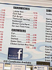 Bradford Seafood menu