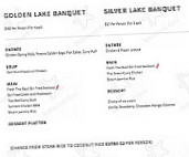 The Lake House menu