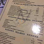 Venta Rufino menu
