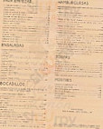 Maruja Limon menu