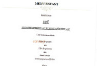 Rsetaurant La Savane menu
