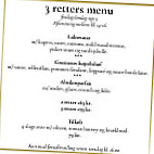Det Gamle Toldhuus menu