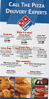 Domino's Pizza menu