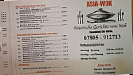 Asia-wok Appenweier menu