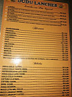 Dudu Lanches menu