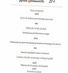 Le Tour De Cou menu