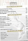 Le Cheval Blanc menu