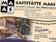 Gaststätte Maas outside