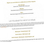 Le Fouquet's menu