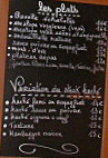 Brasserie Des Vosges menu