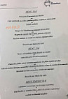Restaurant Le Chaudron menu