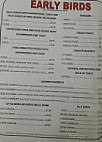 Redbird Diner menu