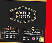 Wafer Food menu
