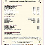 Gasthof-Restaurant Hirsch menu