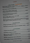 La Table Du Rocher menu
