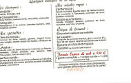 à l'ère du temps menu