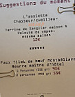 Vieille Canaille menu