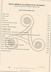 Le Triskell menu