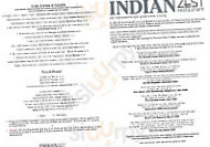 Indian Zest menu