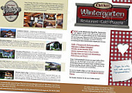 Café Pizzeria Charivaris Wintergarten menu