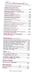 Le Cheval Blanc Wine Bar menu