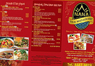 Nana On The Bay Thai menu