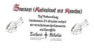 Zecherei St. Nikolai menu