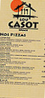 Lou Casot menu