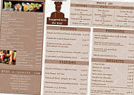 La Brasserie Canaulaise menu