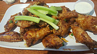 Sauced Wing food