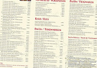 Pizzeria Lucania menu