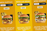 Speed Burger menu