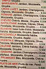 Le Roccasecca menu