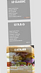 L'Atelier du Burger menu