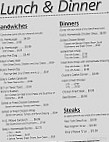 Carla's Corner Cafe menu