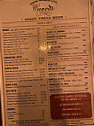 Canvas Club Woolloongabba menu