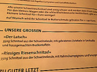 Thomas Schröder Gaststätte Stadtwächter menu