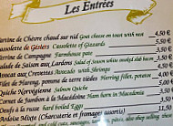 Le Montmartre menu