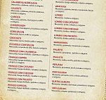 Pizzaria Maria Fumaça menu