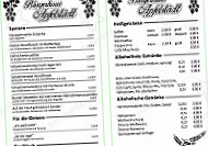 Bürgerhaus Apfelstädt menu
