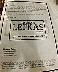 Taverna Lefkas menu