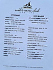 The Wilderness Grille menu