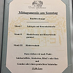 Restaurant Zum Schwan menu