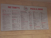 Fat Tonys menu