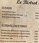 Le Bistrot De Marceau menu