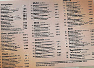 Bistro Asia menu