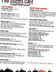 Two Dog Flats Grill menu